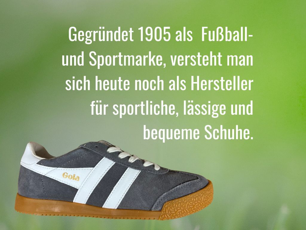 Gola sneaker mit text