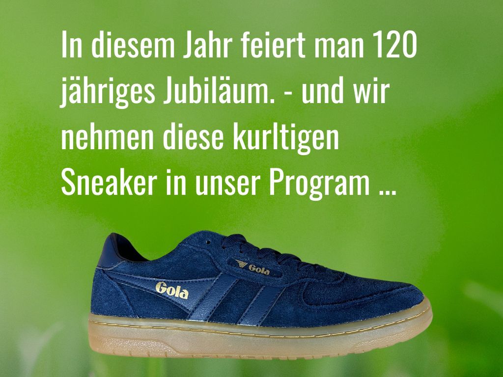 Gola sneaker mit text